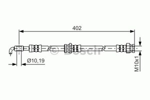 Фото Гальмівний шланг Bosch 1 987 481 445