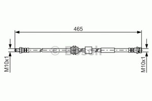 Фото Гальмівний шланг Bosch 1 987 481 451