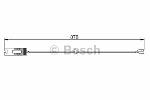 Фото Сигналізатор, знос гальмівних колодок Bosch 1 987 474 952