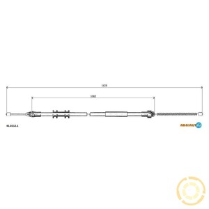 Фото Трос ручного тормоза Adriauto 41.0212.1