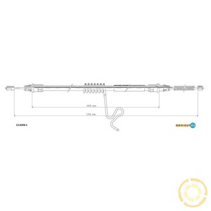 Фото Трос ручного тормоза Adriauto 13.0204.1
