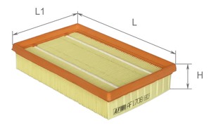 Фото Воздушный фильтр ALPHA FILTER AF1708