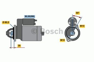 Фото Стартер Bosch 0 001 219 016