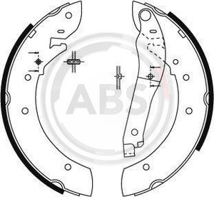 Фото Комплект гальмівних колодок ABS 8319