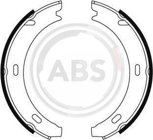 Фото Комплект тормозных колодок, стояночная тормозная система ABS 8806