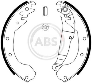 Фото Комплект гальмівних колодок ABS 8807