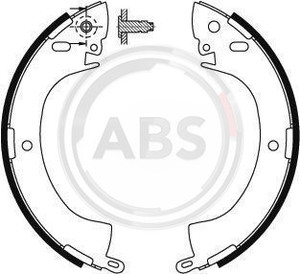 Фото Комплект гальмівних колодок ABS 8657