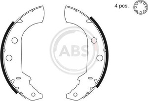 Фото Комплект гальмівних колодок ABS 8321