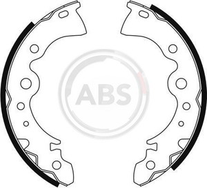 Фото Комплект гальмівних колодок ABS 8659