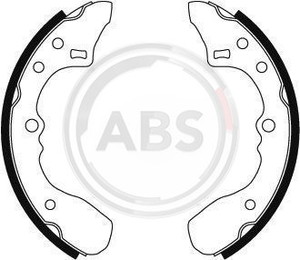 Фото Колодки ручного гальма Mazda 3 89- ABS 8663