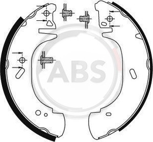 Фото Комплект гальмівних колодок ABS 8941