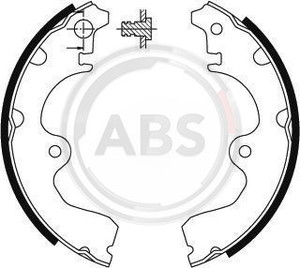 Фото Комплект гальмівних колодок ABS 8923