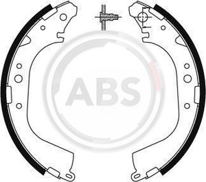 Фото Комплект гальмівних колодок ABS 8881