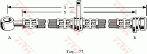 Фото Гальмівний шланг TRW PHD331