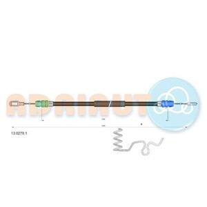 Фото Трос ручного тормоза Adriauto 1302791
