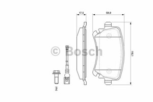 Фото Колодки гальмівні дискові Bosch 0 986 494 108