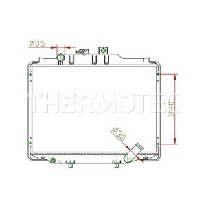 Фото Радіатор Thermotec D70505TT