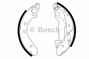 Фото Комплект гальмівних колодок Bosch 0 986 487 364