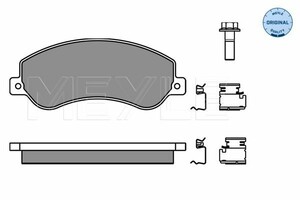 Фото Колодки гальмівні (передні) Ford Transit 06- (RWD) Meyle 025 244 8419/W