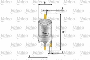 Фото Фільтр палива Valeo 587030