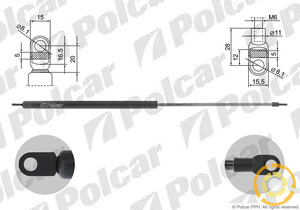 Фото Пружина газовая Polcar 3020AB1