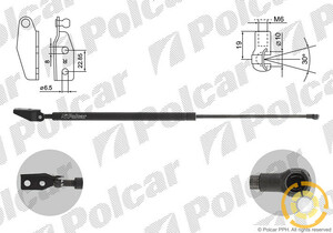 Фото Пружина газовая Polcar 4508ABP