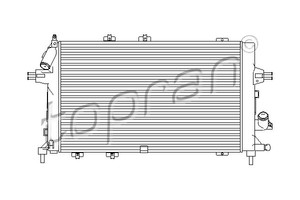 Фото Радіатор, охолодження двигуна Topran 207 810 756