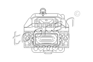 Фото Підвіска, двигун Topran 111 896 755