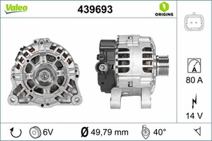 Фото Генератор Valeo 439693