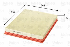 Фото Воздушный фильтр Valeo 585038