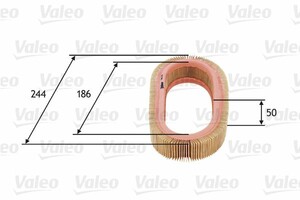 Фото Воздушный фильтр Valeo 585616