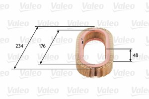 Фото Воздушный фильтр Valeo 585628