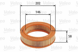 Фото Воздушный фильтр Valeo 585644