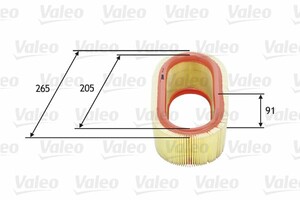 Фото Воздушный фильтр Valeo 585647