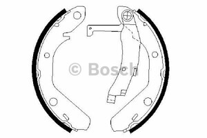 Фото Комплект гальмівних колодок Bosch 0 986 487 342