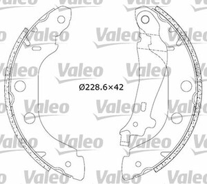 Фото Комплект гальмівних колодок Valeo 553 853