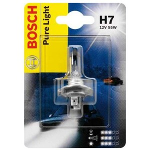 Фото Автолампа H7 12V 55W PX26d Pure Light Bosch 1 987 301 012