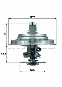 Фото Термостат VW LT 28-46 2.5TDI Knecht (Mahle) TX2587D