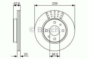 Фото Гальмівний диск Bosch 0 986 479 082