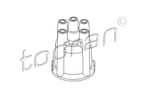 Фото Распределитель зажигания Topran 201 999 755
