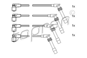 Фото Комплект дротів запалювання Topran 205 103 755