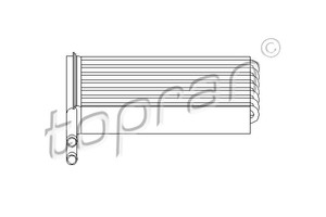 Фото Теплообмінник, отоплення салону Topran 302 109 755