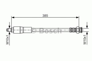 Фото Гальмівний шланг Bosch 1 987 476 461