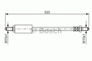 Фото Гальмівний шланг Bosch 1 987 476 471