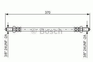 Фото Гальмівний шланг Bosch 1 987 476 475