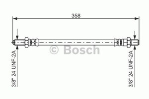 Фото Гальмівний шланг Bosch 1 987 476 480