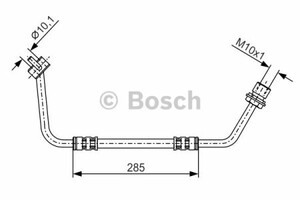 Фото Гальмівний шланг Bosch 1 987 476 515