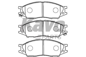 Фото Комлект гальмівних колодок, дисковий механізм KAVO PARTS BP-6597