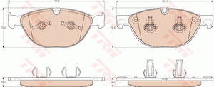 Фото Гальмівні колодки TRW GDB1963