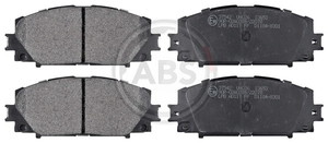 Фото Гальмівні колодки пер. Toyota Yaris 07- (akebono) ABS 37542